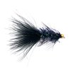 Feeder Creek Bead Head Woolly Bugger Fly Fishing Flies | 12pc Flies for Fly Fishing | 4 Size Assortment Trout Flies 6, 8, 10, 12 (3 of Each Size) Fly Fishing Gear (Black)