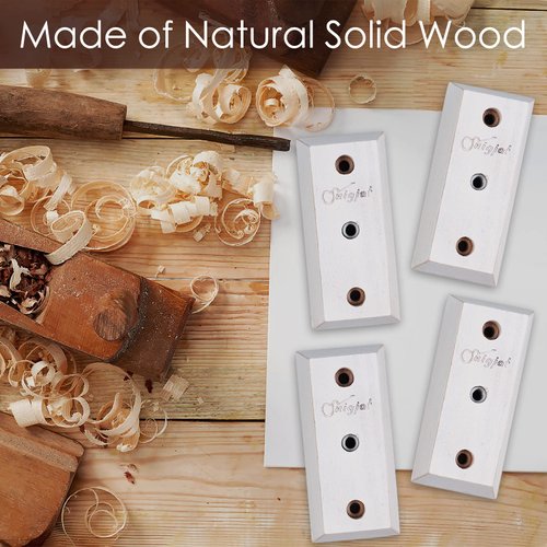 SNIGJAT Guitar Wall Mount, 4 Pack Guitar Wall Hanger, Guitar Hanger Wall Hook Holder Stand, Hardwood Guitar Wall Mount Hanger for Acoustic Guitar, Bass, Banjo, Mandolin