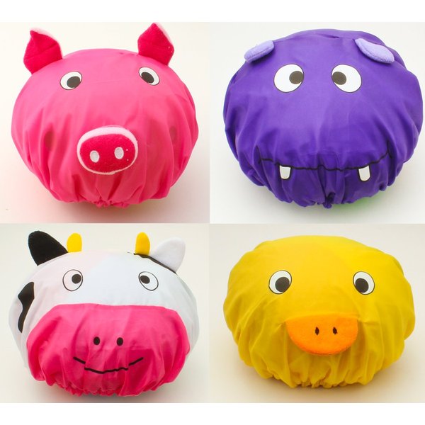Zoie + Chloe 3D Animal Shower Caps