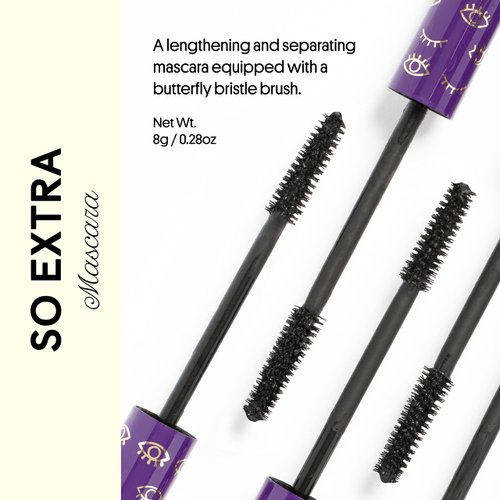 Winky Lux So Extra Mascara, Voluminous Mascara and Lengthening Mascara - Black Mascara Eye Makeup
