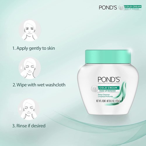 POND'S Cold Cream Cleanser 9.5 oz (269 g) package of 3