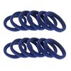 50 Pcs Thick Hair Ties Seamless Hair Bands Ponytail Holder Soft No Break Hair Bands for Women (navy blue)