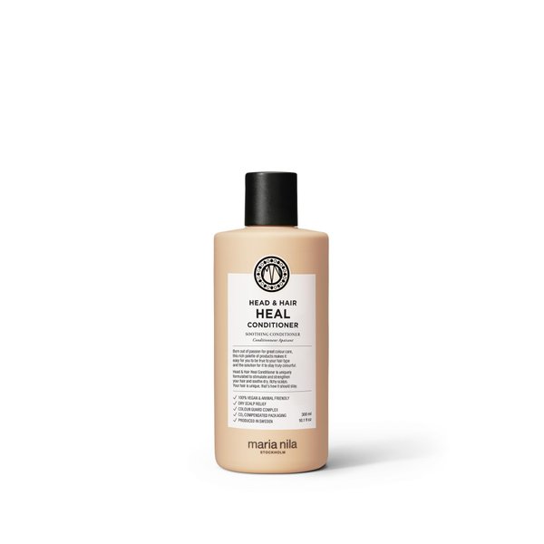Maria Nila Head & Hair Heal, Conditioner 10.1 Fl Oz, Soothing Aloe Vera for dry & itchy scalps, 100% Vegan & Sulfate/Paraben free