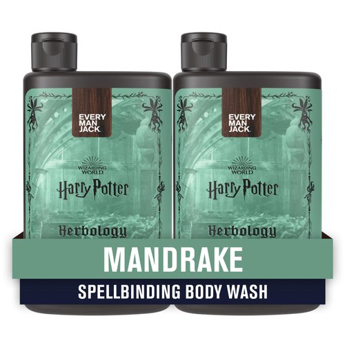 Every Man Jack - Harry Potter Body Wash - Herbology - 13.5 fl oz (2 Pack)