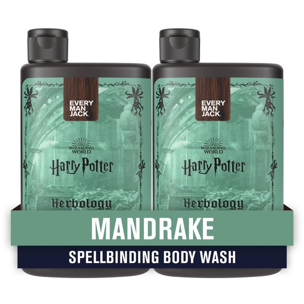 Every Man Jack - Harry Potter Body Wash - Herbology - 13.5 fl oz (2 Pack)