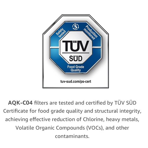 AQUACREST TÜV SÜD Certified Coffee Machine Water Filter, Replacement for Jura® Clearyl White, 64553, 7520, 60209, 68739, 62911 - Including Various Models of Nespresso®, Impressa®, 6 Pack
