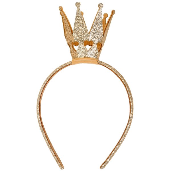 Crown Headbands for Women Princess Crown Headband Queen Crown Halloween Costume Birthday Hairband Gold