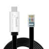 FEANTEEK USB C Console Cable USB C to RJ45 Cable FTDI Chip Essential Accesory of Cisco, NETGEAR, Ubiquity, TP-Link Routers/Switches for Laptops in Windows, Mac, Linux