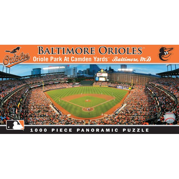 MasterPieces MLB Baltimore Orioles Stadium Panoramic Jigsaw Puzzle, Camden Yards, 1000 Pieces