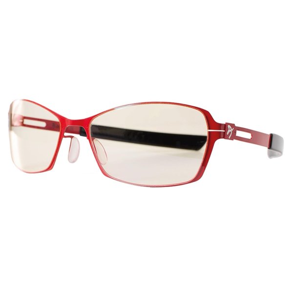 Arozzi - Visione VX500 Blue Light Blocking Computer and Gaming Glasses - Anti-Glare, UV Protection - Red