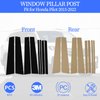 Tumukiw 8PCS Car Window Pillar Post Trim Fit for Honda Pilot 2015-2022 Gloss Black Side Door Window Cover Trim Thick PC Auto Accessories