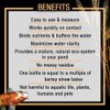 MICROBE-LIFT MLCBSE500 Concentrated Barley Straw Extract Conditioner for Ponds and Outdoor Water Garden, Safe for Live Koi Fish, Plants, and Decorations, 16 Ounces