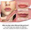 Oulac Matte Liquid Lipsticks Set for Women - Lip Stian Waterproof 24 Hours Long Lasting Lip Tint with Vitamin E & Rose Oil High Pigment Color,Gluten Free & Vegan Free 3PCS (M11+M12+M13)
