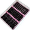 15 Rows Fluffy Cluster Lashes 60D+80D+100D Natural Thick Eyelash Clusters DD Curl Individual Lashes DIY Eyelashes Extension (290pcs60D80D100D)