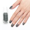 essie expressie quick dry nail polish, vegan formula, muted gray, muted gray, vegan, 0.33 fl oz