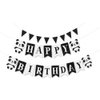 Birthday Party Decorations Supplies,Panda Themes HAPPY BIRTHDAY Banner and Aluminum Foil Balloons,Latex Balloons for Children Birthday Party Kids Nursery Bedroom Decor