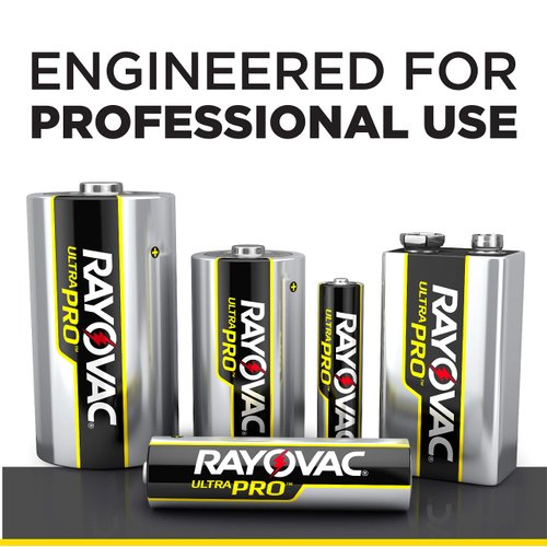 Rayovac D Batteries, Ultra Pro Alkaline D Cell Batteries (6 Battery Count)