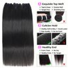 16A Straight Bundles Human Hair100% Unprocessed Brazilian Virgin Hair Bundles Straight Hair 3 Bundles Remy Hair Extensions for Black Women