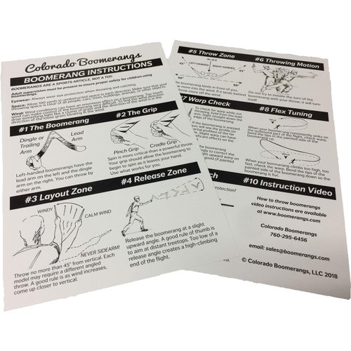 Range Master Australian Wood Boomerang. Hand Crafted Wooden Boomerang Made by an Austalian National Champion - Jarrah Finish.