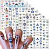 Eyes Nail Art Stickers, Funny Eye Nail Decals 3D Self-Adhesive Nail Art Design, Eyelash Eye Nail Sticker Special Acrylic Nails Supplies for Women Girls Manicure Charms Decoration Nail Decal (8 Sheets)