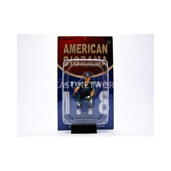 American Diorama Tow Truck Driver Operator Scott Figure for 1:18 Scale Diecast Car Models