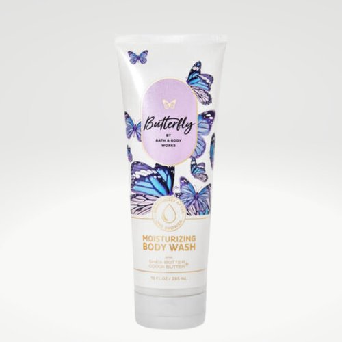 Bath & Body Butterfly Moisturizing Body Wash with Shea Butter and Cocoa Butter - 10 fl. oz. (Packaging May Vary)