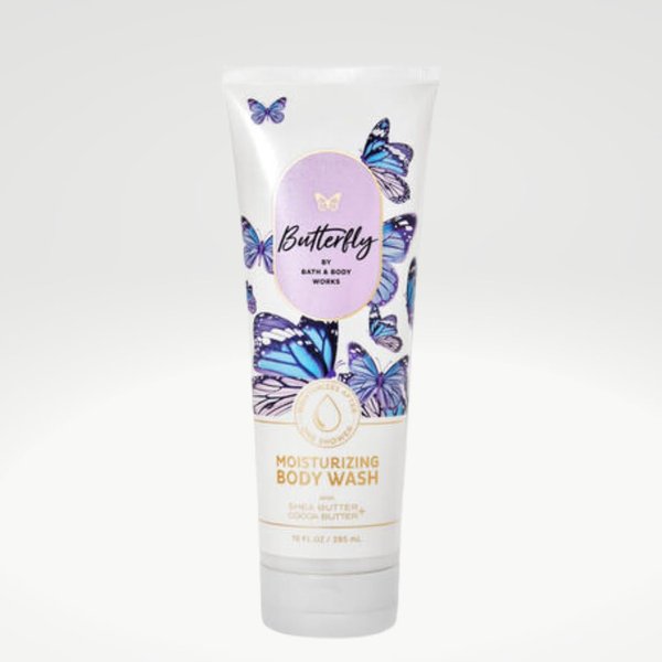 Bath & Body Butterfly Moisturizing Body Wash with Shea Butter and Cocoa Butter - 10 fl. oz. (Packaging May Vary)