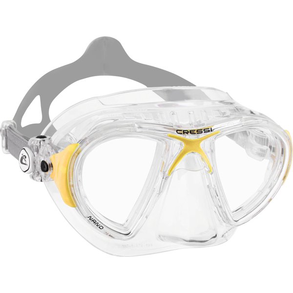 Cressi Nano Crystal, Clear/Yellow