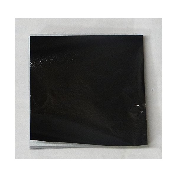 Candy Molds N More 3 x 3 inch Black Confectionery Foil Wrappers, 125 Sheets