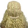 Aimole Long Curly Wigs Synthetic Heat Resistant Hair Cosplay Women Wig (613 Blonde)