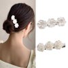 Leadigol 2PCS Flower Shape Hair Clip,Camellia Side Hairpin Rose Hair Clip Vintage Flower Hair Clip for Women Hair Accessories
