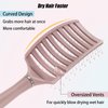 Dongxw Hair Brush, Styling Comb Hair salon Master Barber Comb for Fast Blow Drying, Curved Vented Styling Hairbrushes for Men Women Kids Wet & Dry Hair