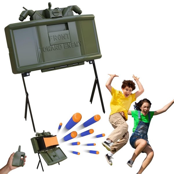 Skywin Toy Action Set for Play Games – Remote Control Included, Compatible with Foam Blasters (Green)