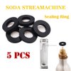 Soda Machine Co2 Cylinder Exchange Carbonator Gaskets, O Rings, Washer Suitable for Sealing Gaskets of Soda Machine 5pcs
