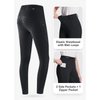 BALEAF Womens Horse Riding Pants Full Seat Riding Breeches Equestrian Tights Horseback Silicone Zipped Pocket Black S