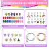 BDBKYWY Girls Charm Bracelet Making Kit - Kids Unicorn Jewelry Supplies Make Set DIY Art Craft Set Birthday Gifts for 3 4 5 6 7 8 Year Old Girl Toys Age 6-8
