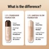 MAKEHEAL 1.P.L AMPOULE GLOW FOUNDATION dewy glowy finish, liquid foundation with wand, all day coverage, blendable, 28g 0.99 fl Oz [19-N PURITY]