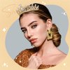 Loetere 12 Pcs Crystal Tiara and Princess Crown with Comb Crown Rhinestone Women Girls Tiara Headpiece Queen Hair Accessories for Birthday Party Wedding Prom Halloween Cosplay Costume(Gold)