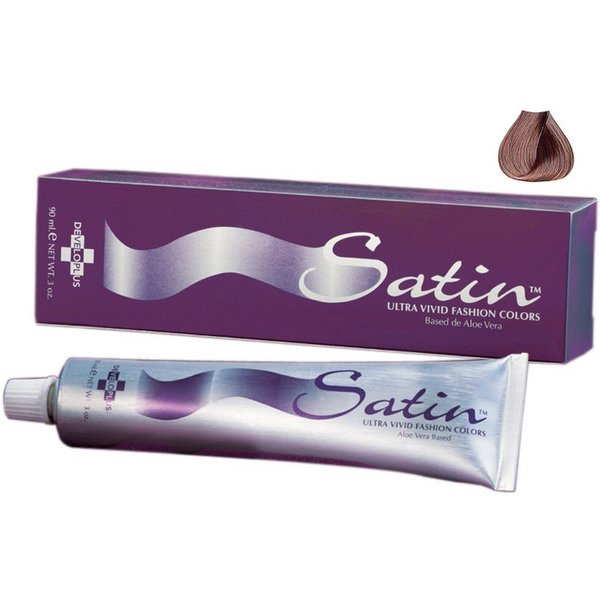 Satin Ultra Vivid Fashion Colors, 5GC Light Golden Copper Chestnut Hair Dye, 3 oz., Gold Copper Series Permanent Hair Dye, Made with Soy Protein and Aloe Vera, Vegan & Cruelty Free