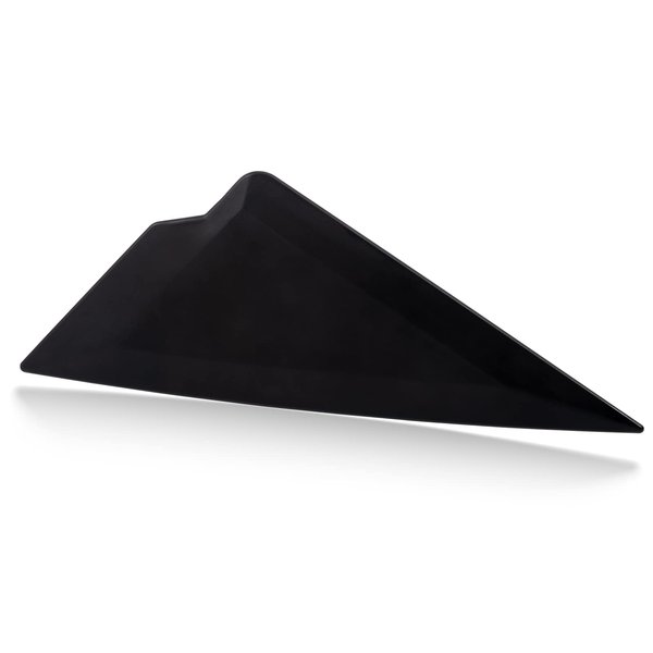 FOSHIO Black Triangle Squeegee Vinyl Wrap Tools, Flexible Micro Squeegee Window Tint Tools Tight Spaces Wrap Tucking Tool for Vinyl Wrapping Curves Slot Tint Tool Corner Squeegee Card Scraper