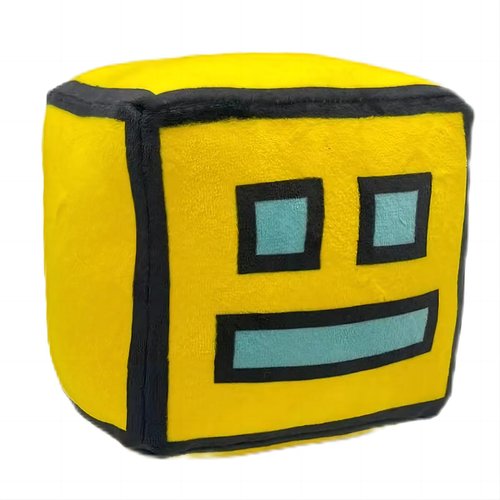 FOTN Geometry Games Sprint Plush Toys-Plush Animals Plush Cube Volume Wood Plush Doll Toys Kids Gift and Easter Decoration (Yellow)