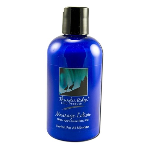 Massage Lotion with 100% Pure Emu Oil 8 fl Ounce Liquid