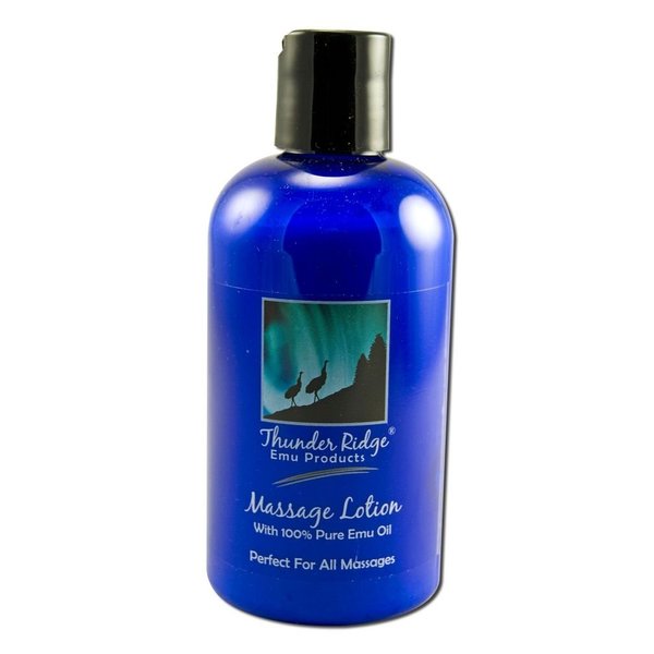 Massage Lotion with 100% Pure Emu Oil 8 fl Ounce Liquid