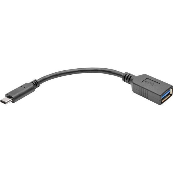Tripp Lite USB 3.1 Gen 1 Cable, USB-C to USB-A (M/F), Type-C to Type-A, 5 Gbps, 6" (U428-06N-F)