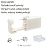 4 Pack Self Ear Piercing Gun, Disposable Self Ear Piercing Gun Kit with Earring Studs Safety Ear Piercing Gun Kit Tool (Silver)