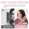 Daily Gard Detangling Brush, Dry and Wet Vented Detangler Hair Brush for Women and Men, Professional Paddle Curved Styling Hairbrush for Straight/Curly/Thick/Long/Wavy/Damaged Hair, Pink