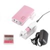 Miss Sweet Portable Nail Drill Machine Rechargeable Electric Nail File for Acrylic (Sweet Pink)