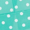 3/8" Grosgrain Ribbon White Dots 314 Aqua 25yd