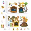 468 Pcs Nativity Scene Stickers Make a Nativity Jesus Birth Scene Stickers Christmas Nativity Crafts for Women Religious Stickers Nativity Party Favor for Christmas Wall Window Home Decor,24 Sheets