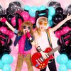 Music Balloons Birthday Balloon Garland Arch Kit, Disco Ball Balloon, 5 Inch 10 Inch Rose Red Blue Black Latex Balloon, Music Note Foil Balloon for Karaoke Birthday Decor (Classic Series)